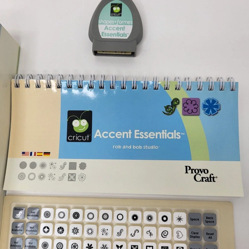 PRE-OWNED CRICUT ACCENT ESSENTIALS CARTRIDGE EXCELLENT CONDITION‎ UN-LINKED